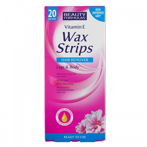 BF Hair Remover Wax Strips 20's Legs & Body Chamomile Extract