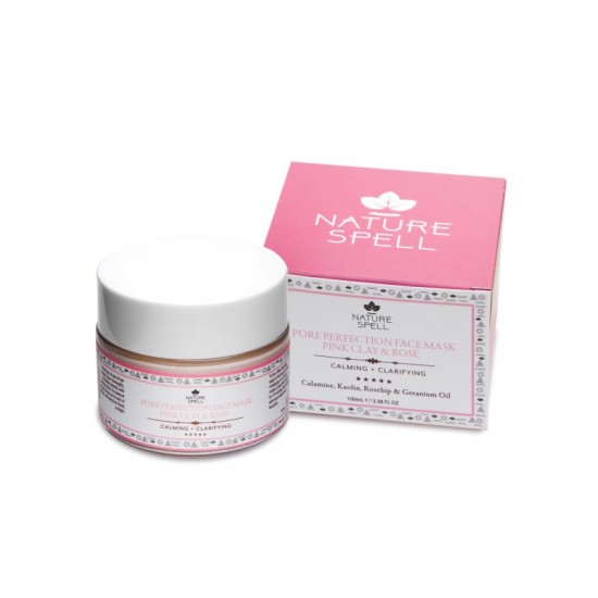 Nature Spell Pink Clay & Rose Pore Perfection Face Mask 100ml*