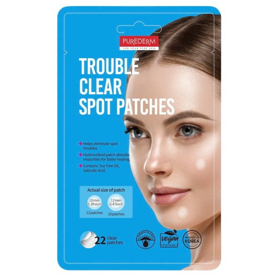 Purederm Trouble Clear Spot Patches 22 Patches