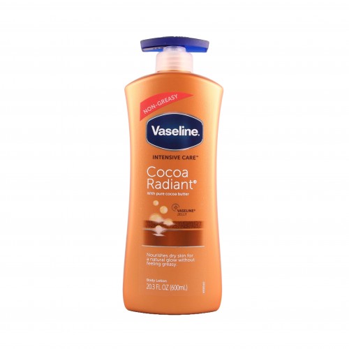 Vaseline Lotion 600ml Cocoa Butter Pump (O)
