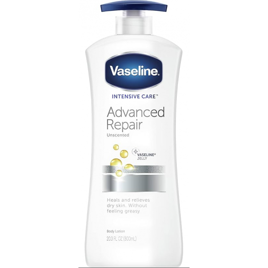 Vaseline Lotion 600ml Advanced Repair Pump