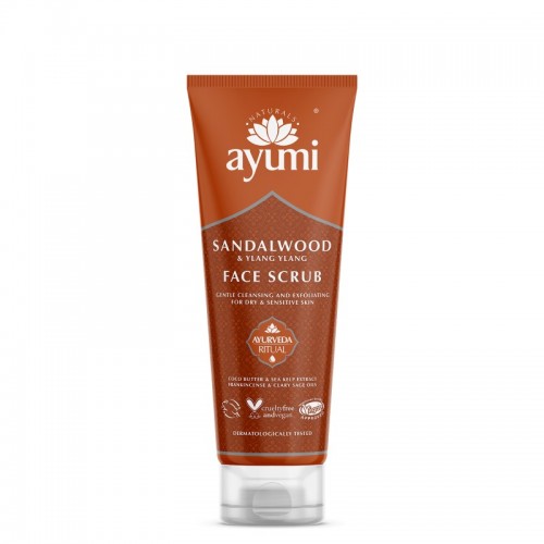 Ayumi Sandalwood & Ylang Ylang Face Scrub 125ml