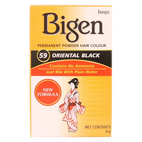 Bigen Powder Hair Colour 59 Oriental Black