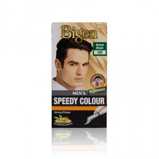 Bigen Men's Speedy Colour 102 Brown Black