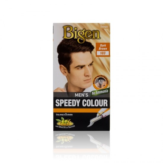 Bigen Men's Speedy Colour 103 Dark Brown