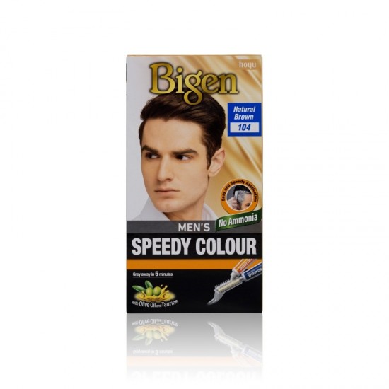 Bigen Men's Speedy Colour 104 Natural Brown