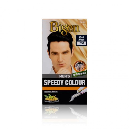 Bigen Men's Speedy Colour 100 Real Black
