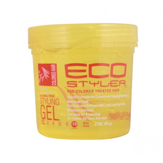 **Eco Styling Gel 8oz Yellow