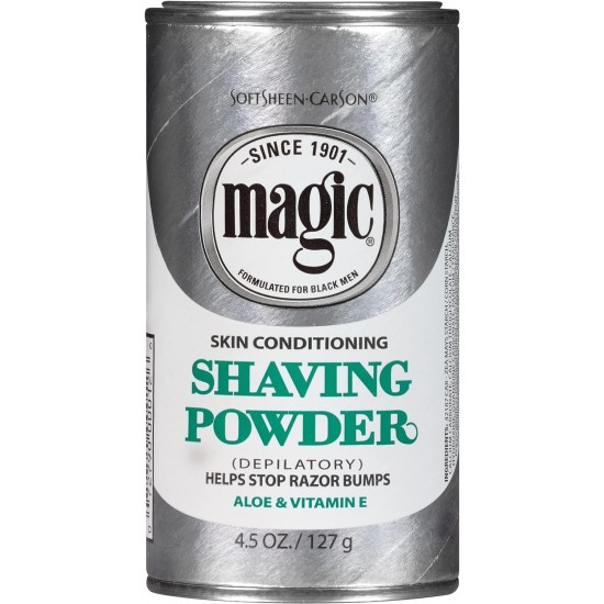 Magic Shaving Powder 4.5oz Skin Conditioning (platinum) 