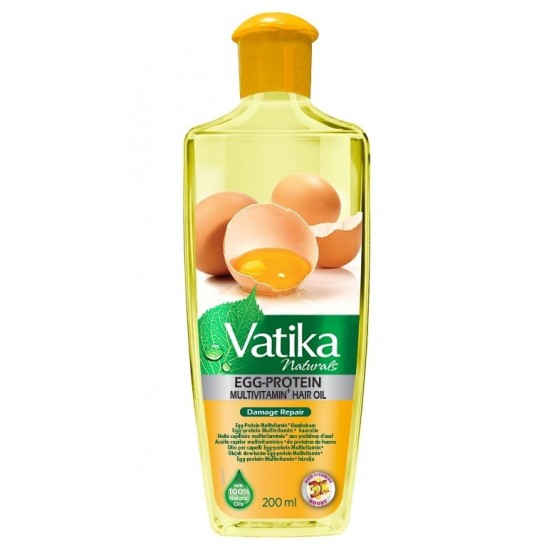 Vatika Hair Oil 200ml Egg-Protein
