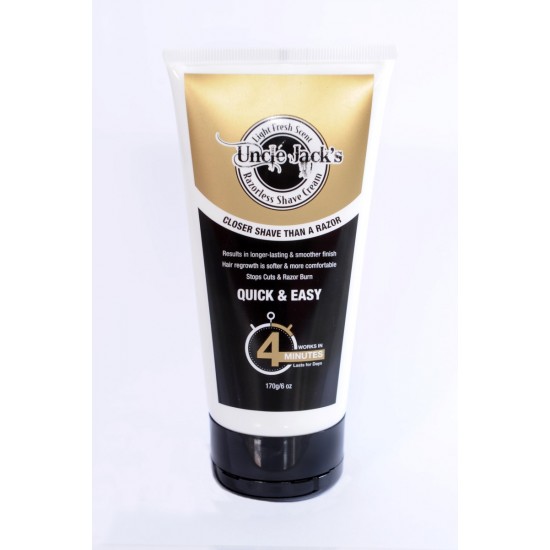 Uncle Jack's Razorless Shave Cream 170g