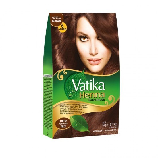 Vatika Henna Hair Colour 60g Natural Brown