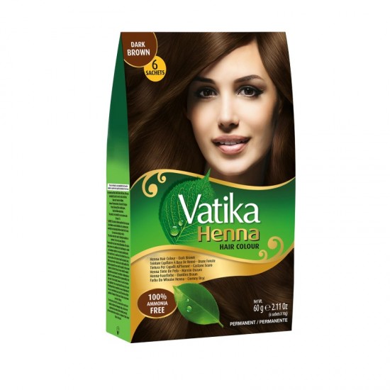Vatika Henna Hair Colour 60g Dark Brown