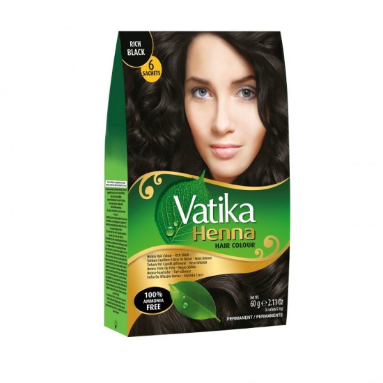 Vatika Henna Hair Colour 60g Rich Black