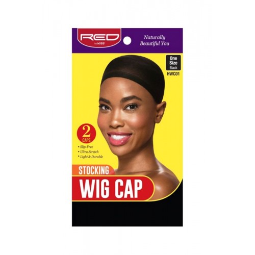 Stocking Wig Cap Black One Size