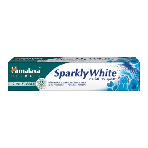 **Himalaya Herbals Toothpaste 75ml Sparkly White Herbal