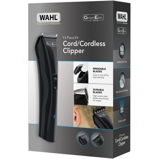 Wahl Cord/Cordless Clipper Kit 13pcs