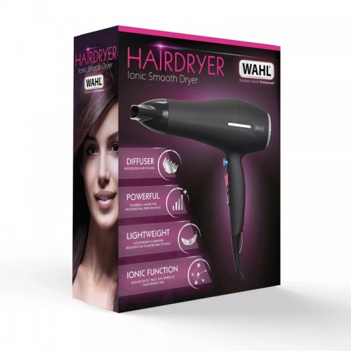 Wahl Hairdryer Ionic Smooth Dryer Black