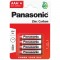 Panasonic Zinc Carbon Batteries AAA x 4 (red)