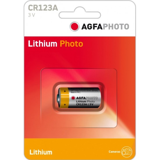 AGFA Lithium Camera Batteries CR123A*