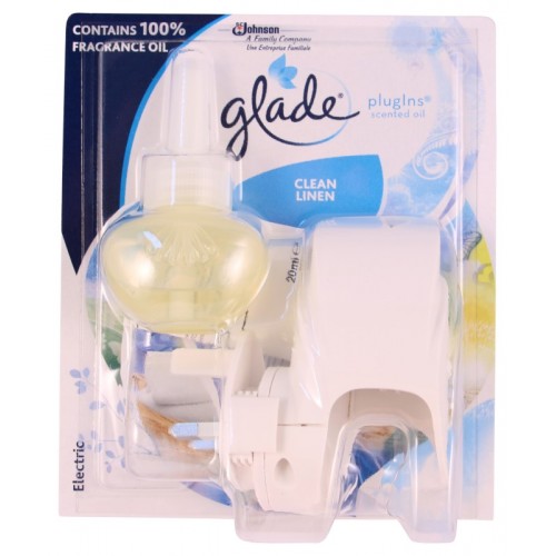 Glade Plug In Unit Clean Linen (D)