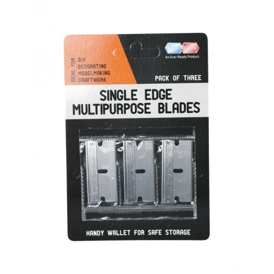 Ever Ready Single Edge Multipurpose Blades 3's