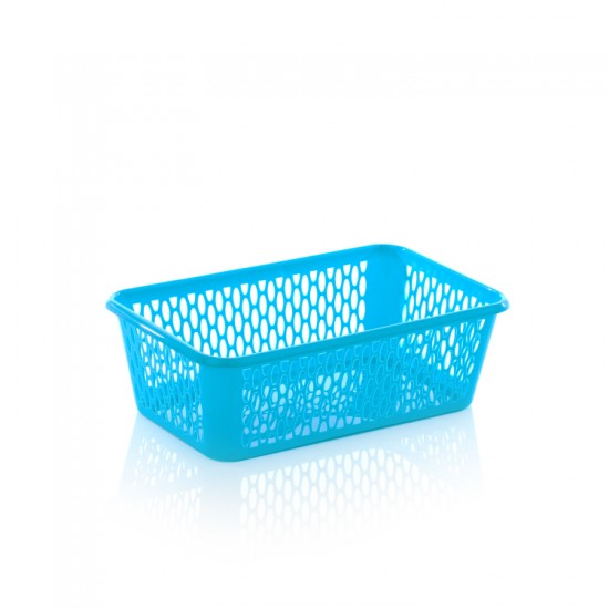 Leecroft Handy Basket Small 25cm Blue