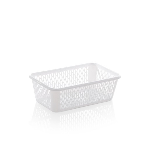 Leecroft Handy Basket Small 25cm White (D)