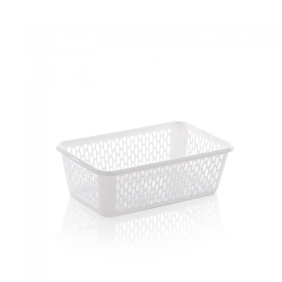 Leecroft Handy Basket Small 25cm White