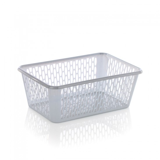 Leecroft Handy Basket Medium 30cm Silver