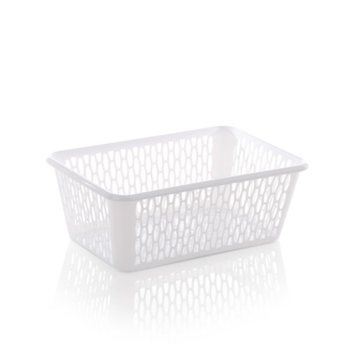 Leecroft Handy Basket Medium 30cm White (D)
