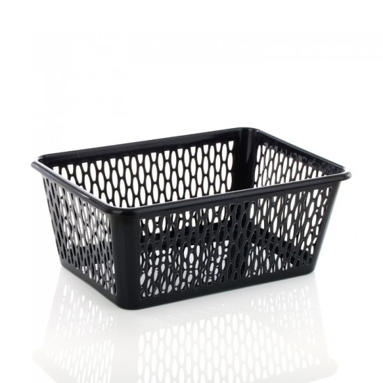 Leecroft Handy Basket Large 37cm Black