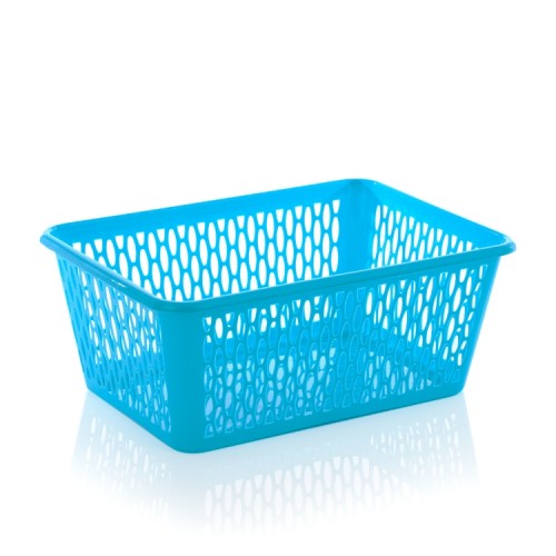 Leecroft Handy Basket Large 37cm Blue