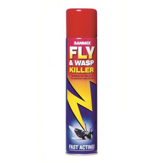 ** Sanmex Fly & Wasp Killer Spray 300ml