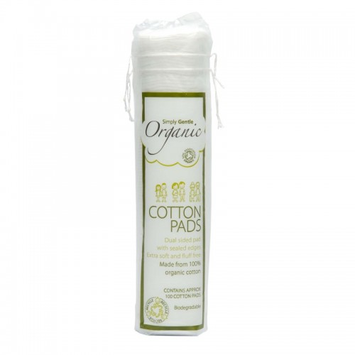 Simply Gentle Organic Cotton Pads 100's