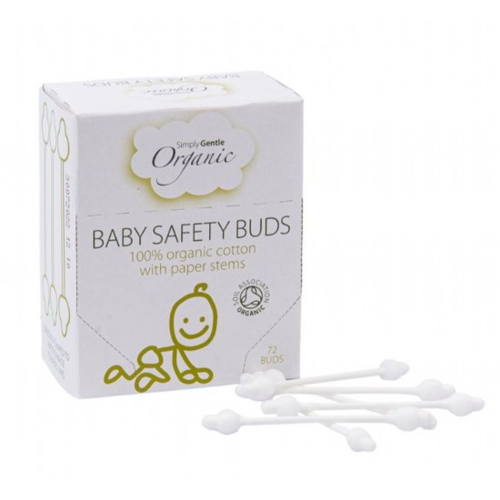 Simply Gentle Organic, Baby Safety Buds 72s