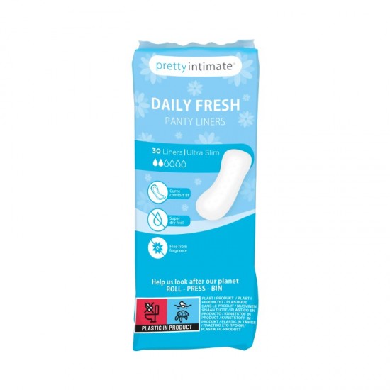 ** Pretty Intimate Daily Fresh Panty Liners 30's