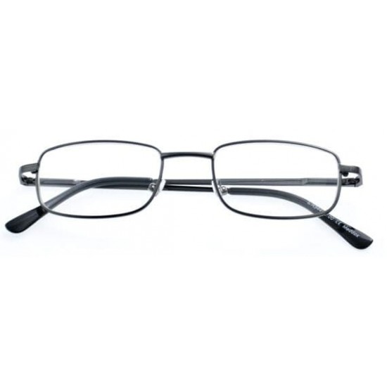 Maddox Reading Glasses (Gunmetal)