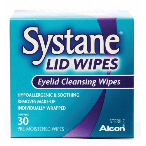 Systane Eyelid Cleansing Wipes 30's