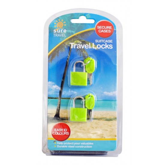 Sure Travel Travel Locks 2pk