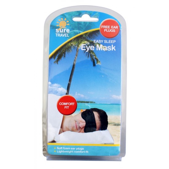 Sure Travel Eye Mask with Ear Plugs