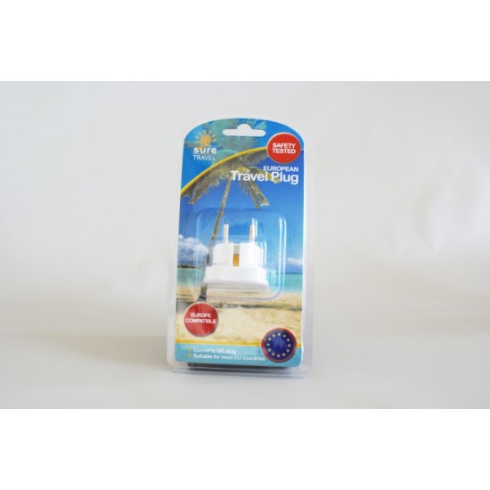 Sure Travel European Travel Plug