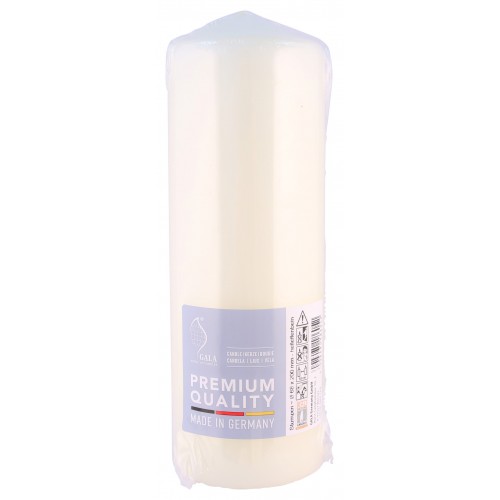 Ivory Pillar Candle 7 x 20cm (D)