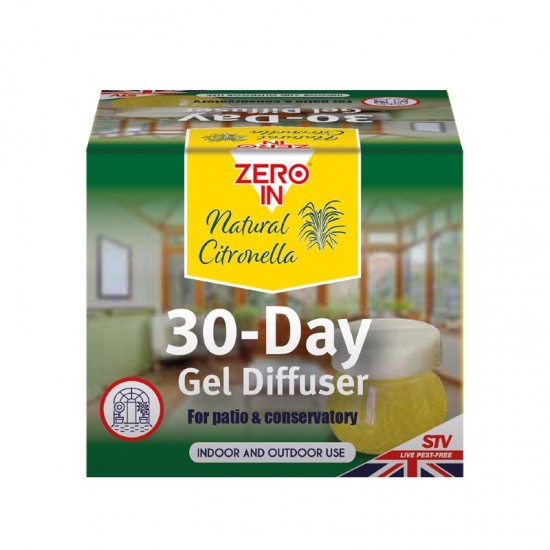 Zero In Citronella 30-Day Gel Diffuser