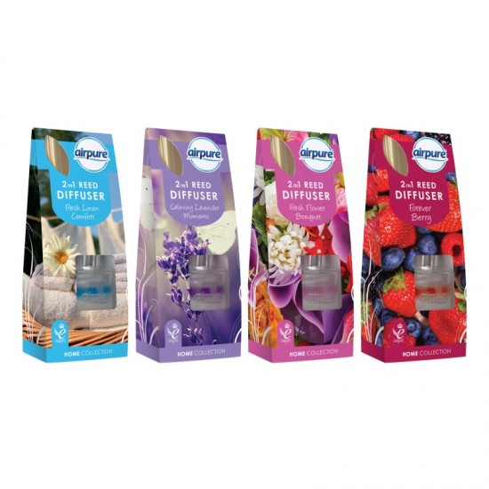 Airpure 2 in 1 Reed Diffuser Assorted