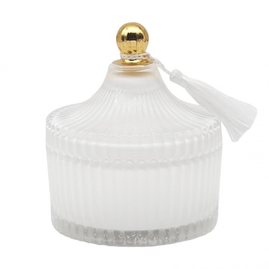Candle Jar Linen (WHITE)  LP72384
