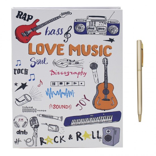 Notebook & Pen Set Love Music LP95553*