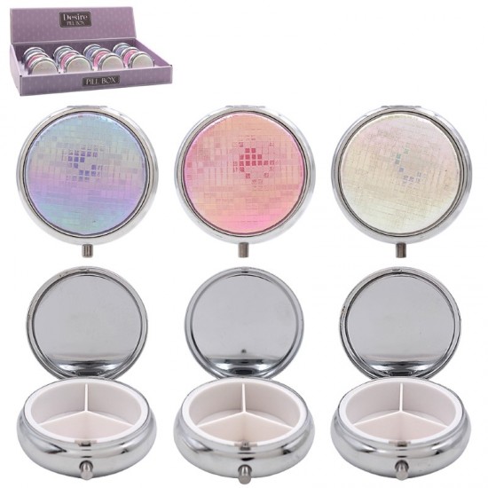 *DISCONTINUED*Desire Shimmer Assorted Pill Box LP73143