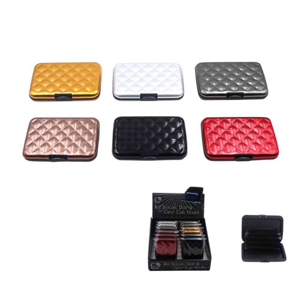 Credit Card Protectors Metallic Grid LP40804 Wholesale Supplier to