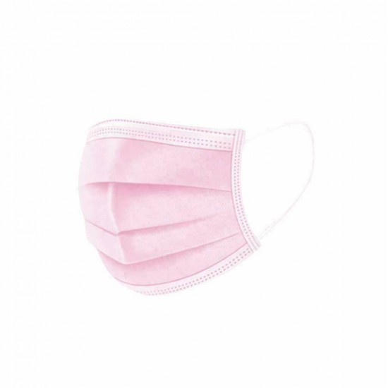 Surgical 3ply Mask Box of 50 PINK